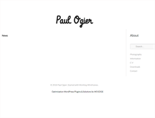 Tablet Screenshot of paulogier.com